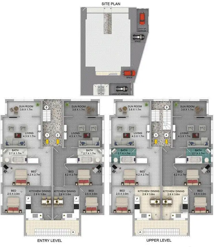 Floorplan of Homely block of units listing, 1 Barker St, Kensington NSW 2033
