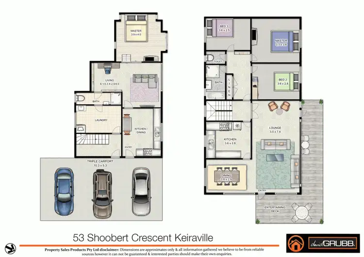 Floorplan of Homely house listing, 53 Shoobert Cres, Keiraville NSW 2500