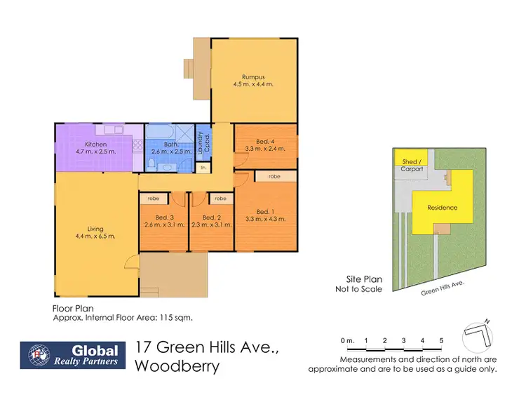 Floorplan of Homely house listing, 17 Green Hills Ave, Woodberry NSW 2322