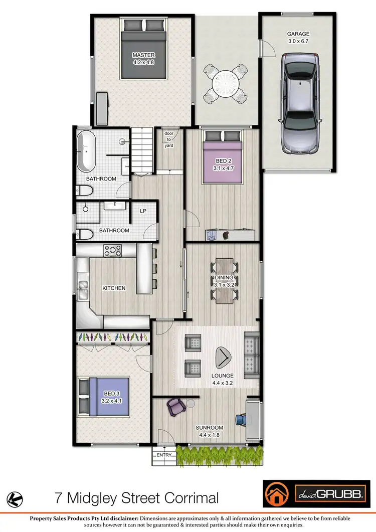 Floorplan of Homely house listing, 7 Midgely St, Corrimal NSW 2518