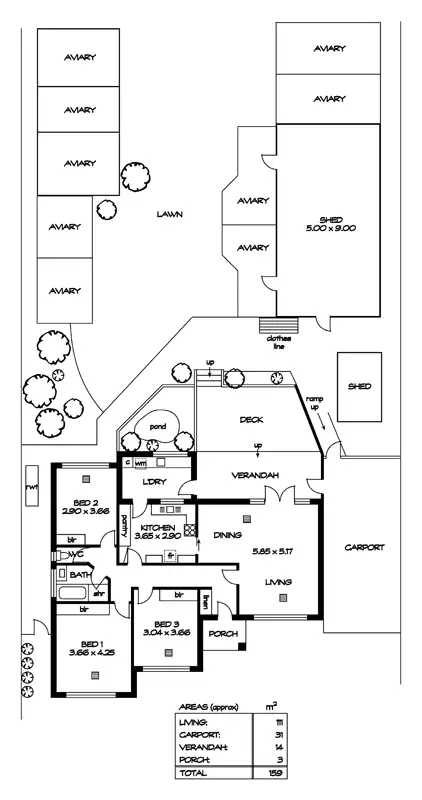 Floorplan of Homely house listing, 30 Coulls Rd, Banksia Park SA 5091