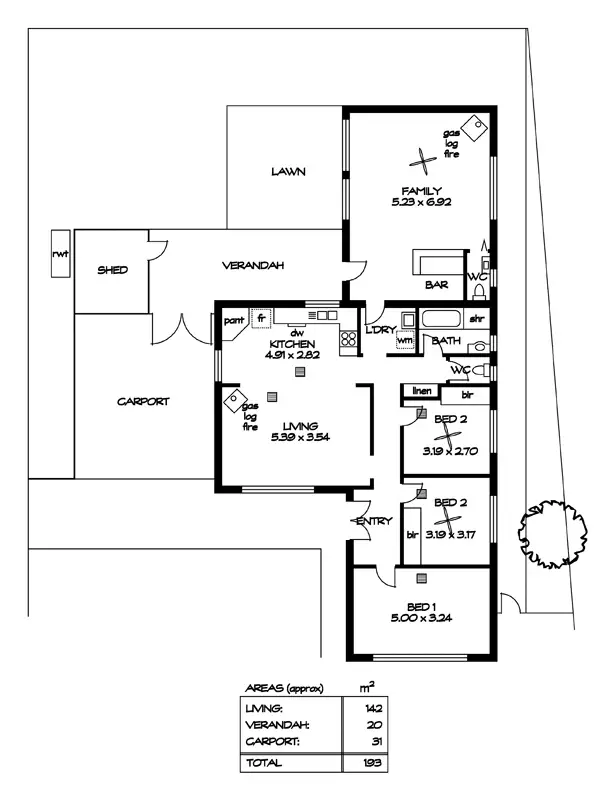 Floorplan of Homely house listing, 42 Michael Ave, Modbury North SA 5092