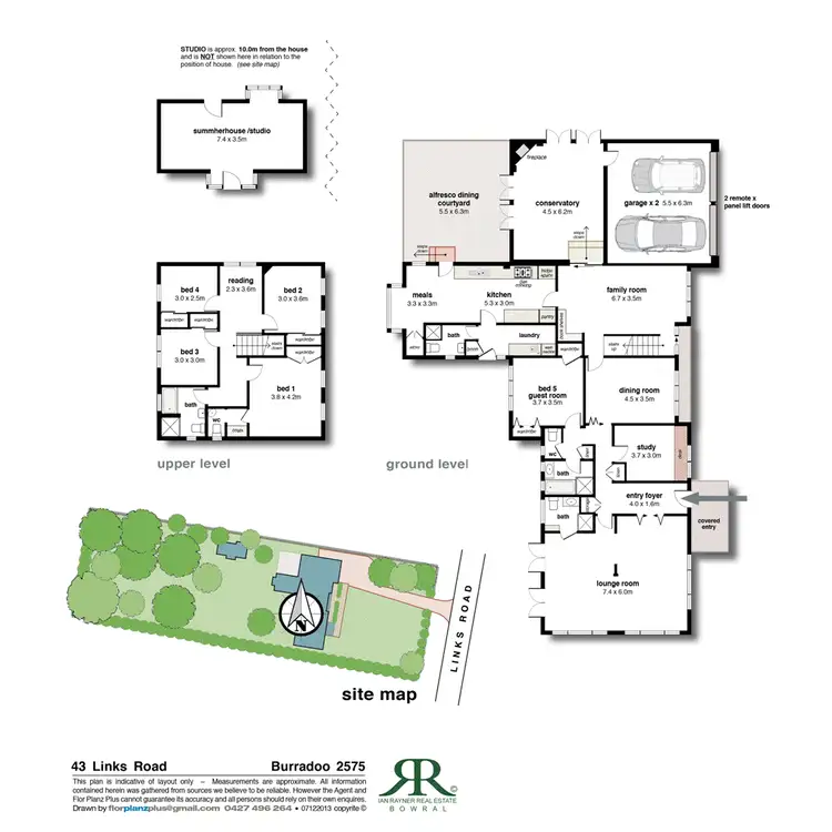 Floorplan of Homely house listing, 43 Links Rd, Burradoo NSW 2576