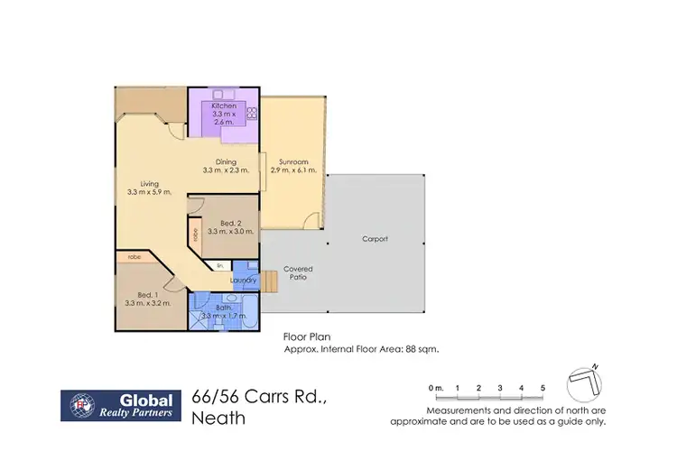 Floorplan of Homely house listing, 66/56 Carrs Rd, Neath NSW 2326
