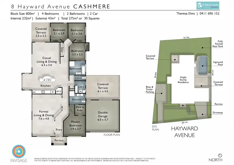 Floorplan of Homely house listing, 8 Hayward Ave, Cashmere QLD 4500