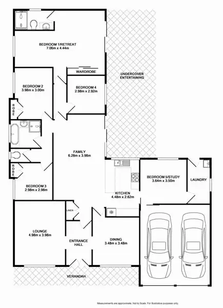 Floorplan of Homely house listing, 3 Aintree Cl, Casula NSW 2170