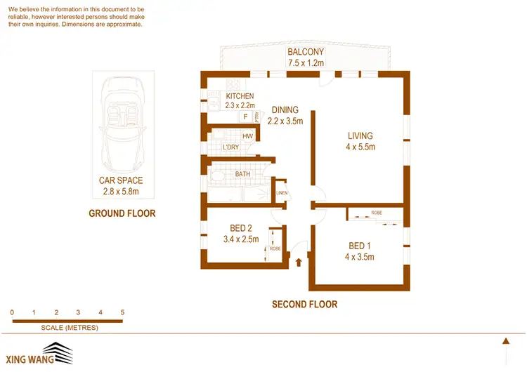 Floorplan of Homely unit listing, 5/27 Cambridge St, Penshurst NSW 2222