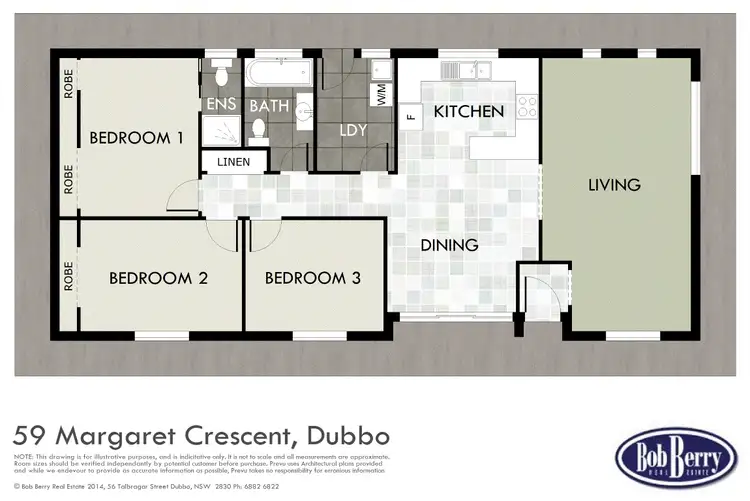 Floorplan of Homely house listing, 59 Margaret Cres, Dubbo NSW 2830