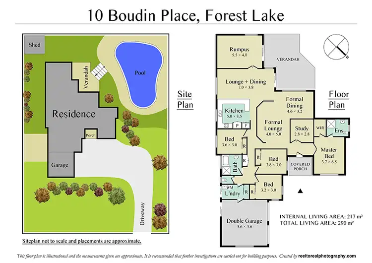 Floorplan of Homely house listing, 10 Boudin Pl, Forest Lake QLD 4078