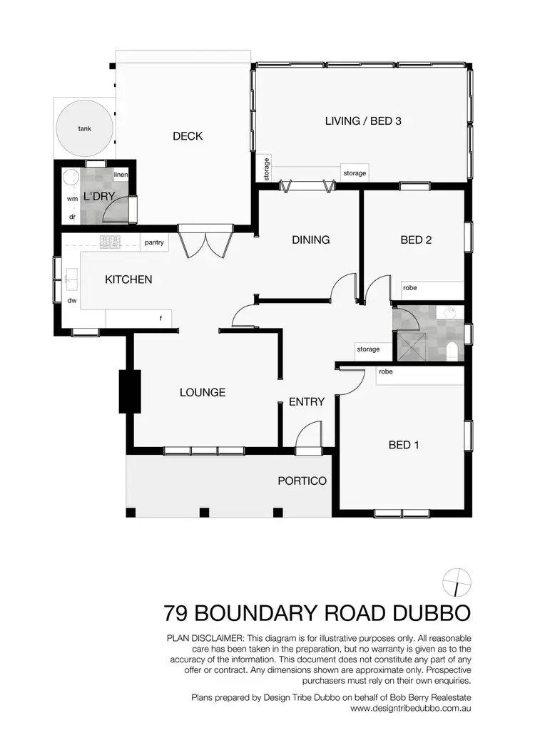 Floorplan of Homely house listing, 79 Boundary Rd, Dubbo NSW 2830