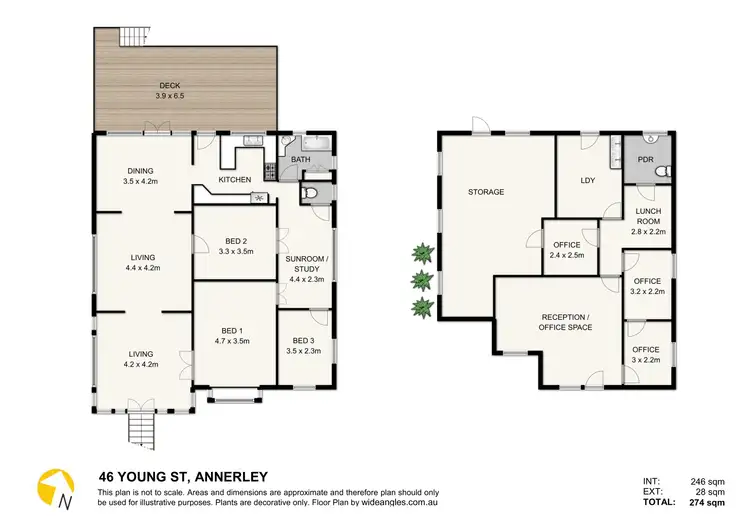 Floorplan of Homely house listing, 46 Young St, Annerley QLD 4103