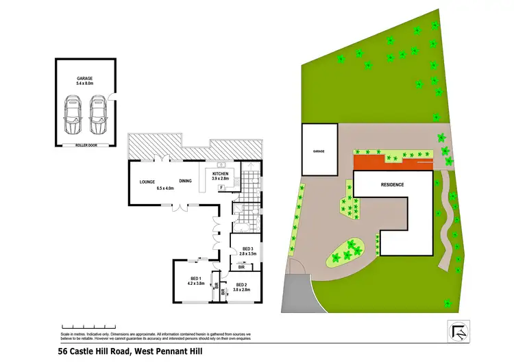 Floorplan of Homely house listing, 56 Castle Hill  Rd, West Pennant Hills NSW 2125