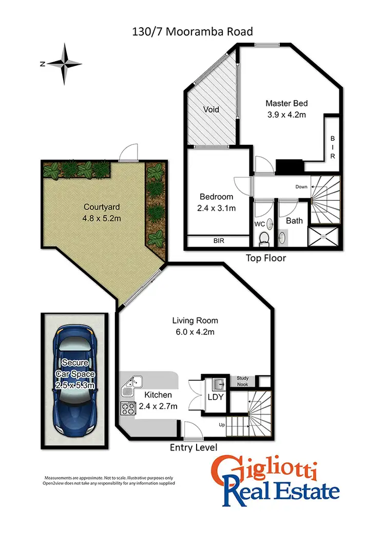 Floorplan of Homely apartment listing, 130/7 Mooramba Rd, Dee Why NSW 2099