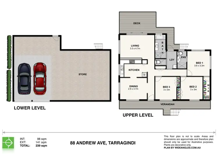 Floorplan of Homely house listing, 88 Andrew  Ave, Tarragindi QLD 4121