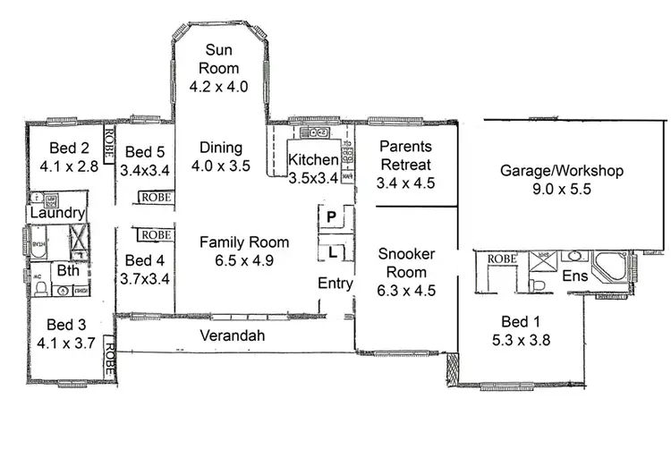 Floorplan of Homely house listing, 6 Greasons Rd, Bundanoon NSW 2578