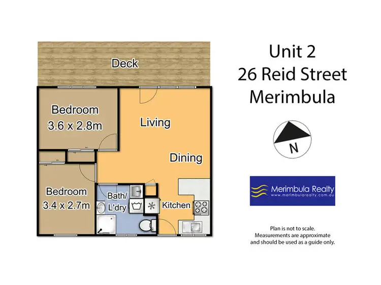 Floorplan of Homely unit listing, 2/26 Reid St, Merimbula NSW 2548