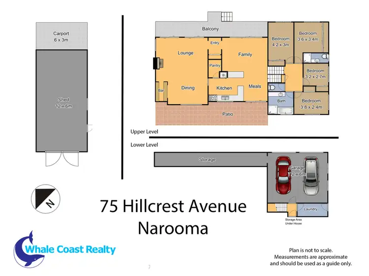 Floorplan of Homely house listing, 75 Hillcrest Ave, North Narooma NSW 2546