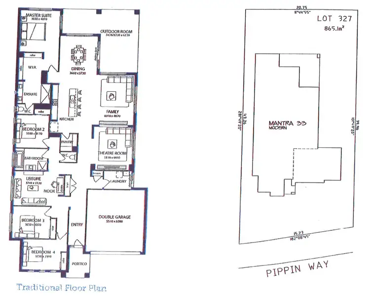 Floorplan of Homely house listing, 47 Pippin Way, Orange NSW 2800