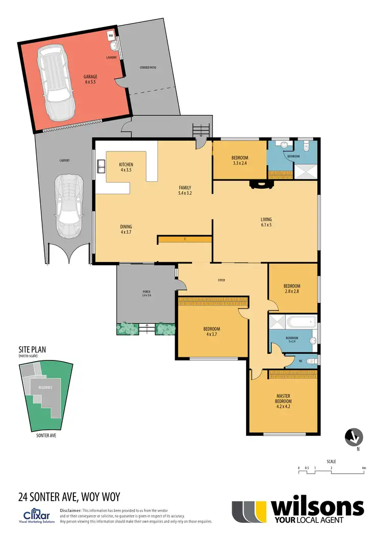 Floorplan of Homely house listing, 24 Sonter Ave, Woy Woy NSW 2256