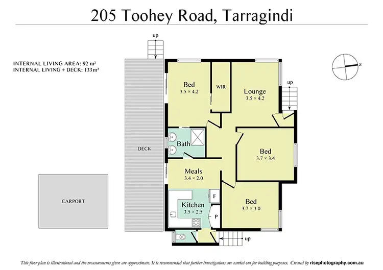 Floorplan of Homely house listing, 205 Toohey Rd, Tarragindi QLD 4121