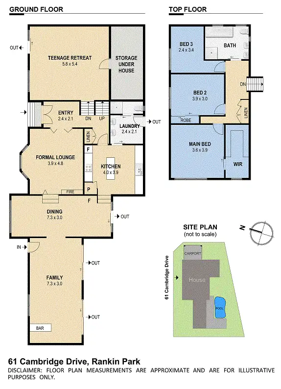 Floorplan of Homely house listing, Address available on request