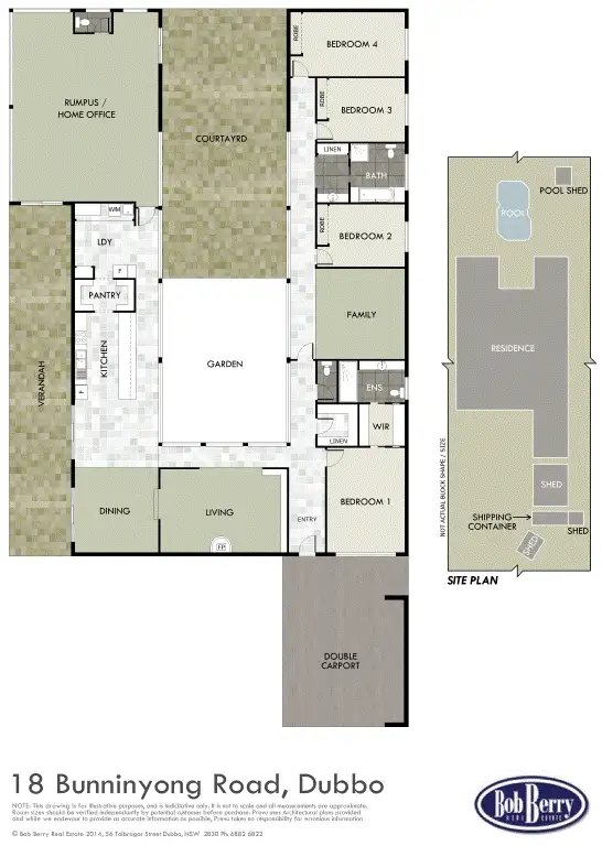 Floorplan of Homely house listing, 18 Buninyong Rd, Dubbo NSW 2830