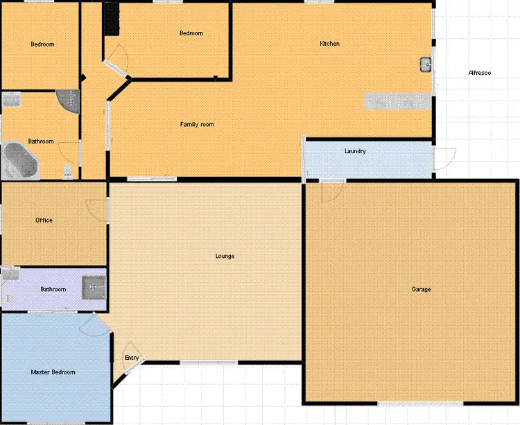 Floorplan of Homely house listing, 503 Anson St, Orange NSW 2800