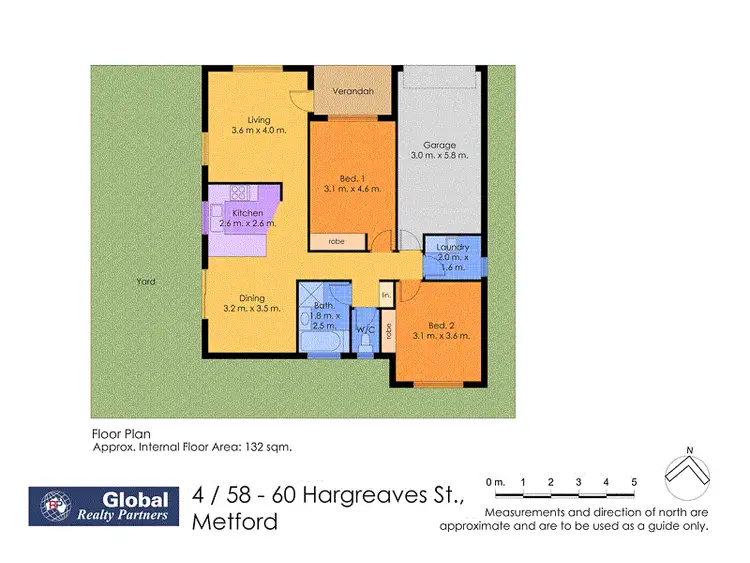 Floorplan of Homely unit listing, 4/58-60 Hargreaves Cct, Metford NSW 2323