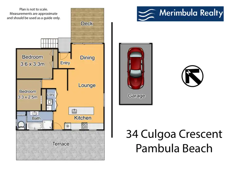 Floorplan of Homely house listing, 34 Culgoa Cres, Pambula Beach NSW 2549