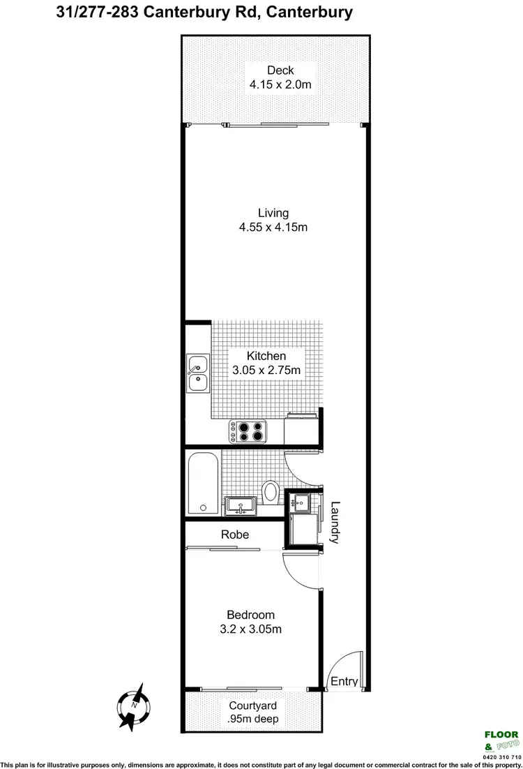Floorplan of Homely apartment listing, 31/277-283 Canterbury Rd, Canterbury NSW 2193
