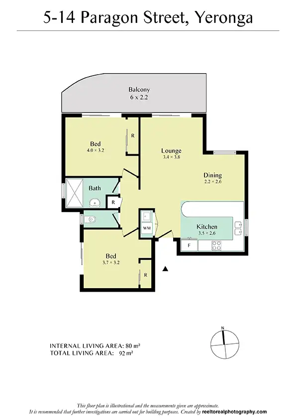 Floorplan of Homely apartment listing, 5/14 Paragon St, Yeronga QLD 4104