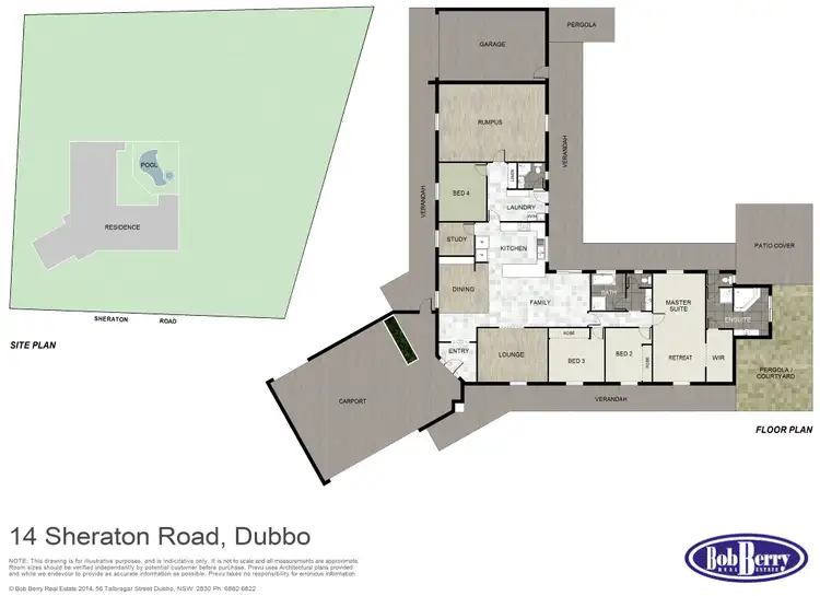 Floorplan of Homely house listing, 14 Sheraton Rd, Dubbo NSW 2830