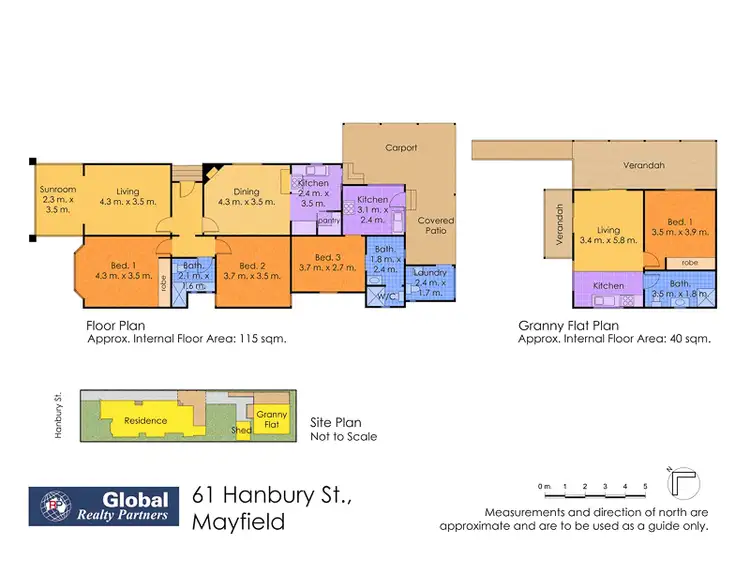 Floorplan of Homely house listing, 61 Hanbury St, Mayfield NSW 2304