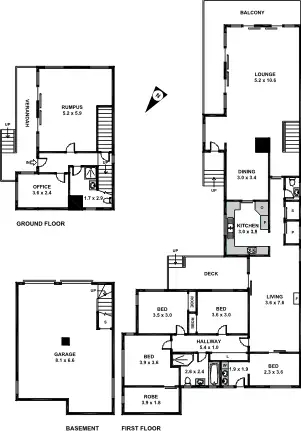 Floorplan of Homely house listing, 102 King Rd, Wahroonga NSW 2076