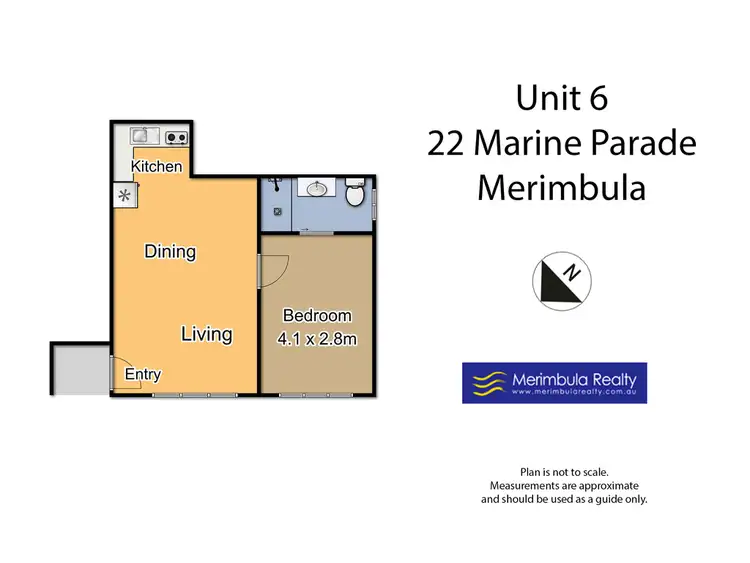 Floorplan of Homely unit listing, 6/22 Marine  Pde, Merimbula NSW 2548