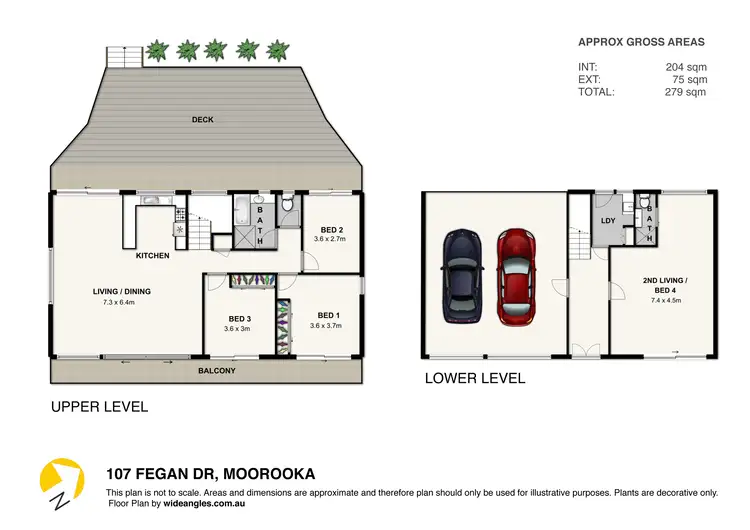 Floorplan of Homely house listing, 107 fegen Dr, Moorooka QLD 4105