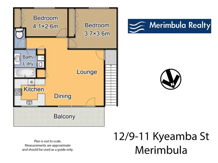 Floorplan of Homely unit listing, 12/11 Kyeamba St, Merimbula NSW 2548