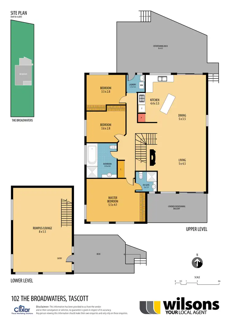 Floorplan of Homely house listing, 102 The Broadwaters -, Tascott NSW 2250