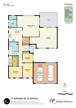 Floorplan of Homely house listing, 27 Mariner Dr, Eleebana NSW 2282
