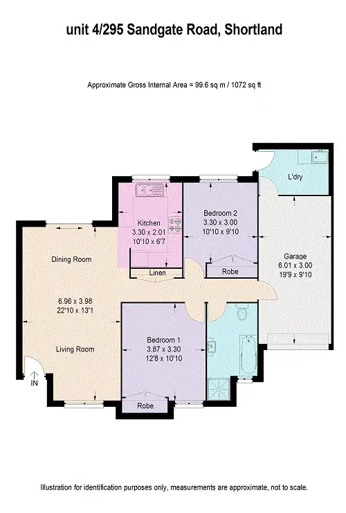 Floorplan of Homely villa listing, 4/295 Sandgate Rd, Shortland NSW 2307