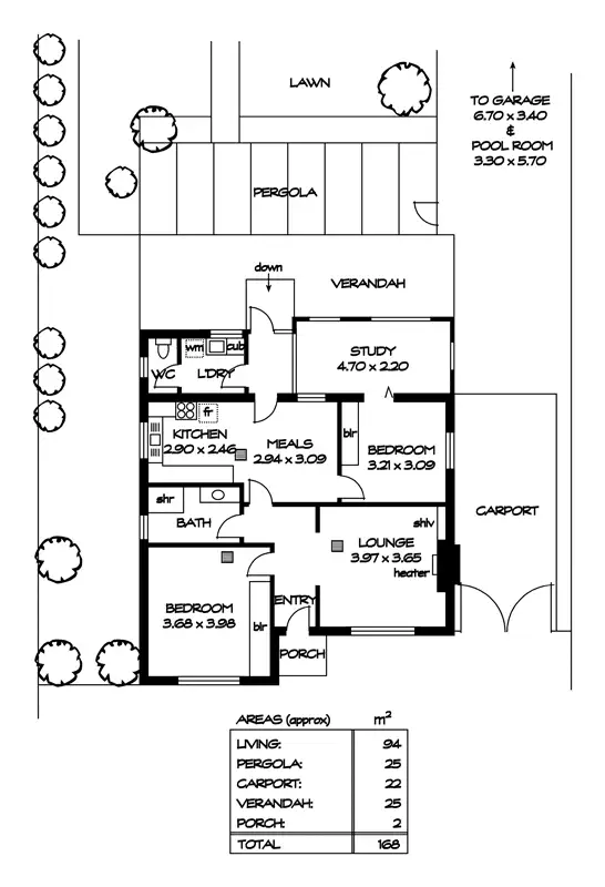 Floorplan of Homely house listing, 10 Francis Ave, Broadview SA 5083