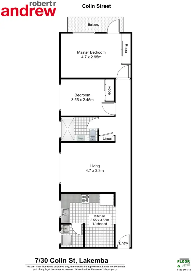 Floorplan of Homely unit listing, 7/30 Colin St, lakemba NSW 2195