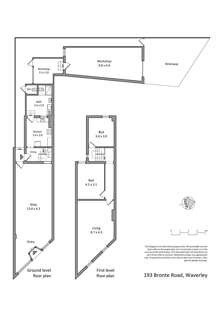 Floorplan of Homely other listing, 193 Bronte Rd, Waverley NSW 2024
