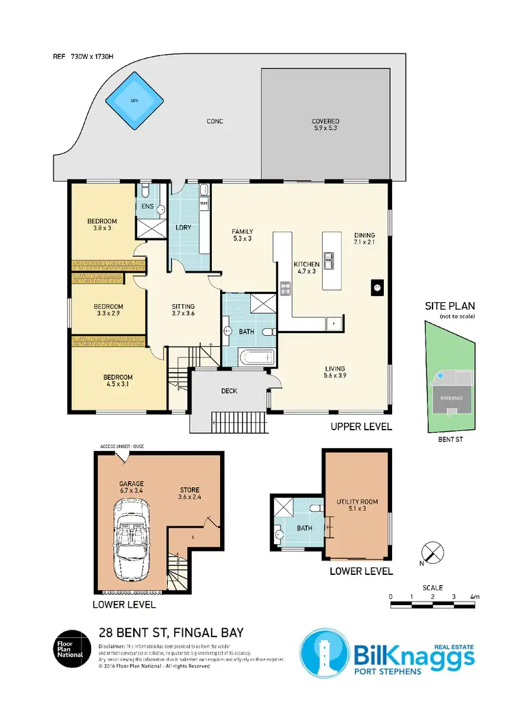 Floorplan of Homely house listing, 28 Bent St, Fingal Bay NSW 2315