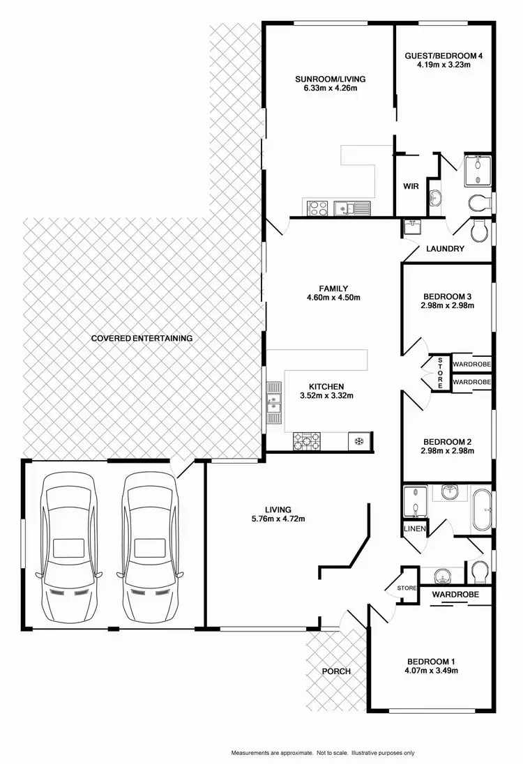 Floorplan of Homely house listing, 6 Montgomery Rd, Bonnyrigg NSW 2177