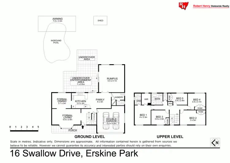 Floorplan of Homely house listing, 16 Swallow Dr, Erskine Park NSW 2759