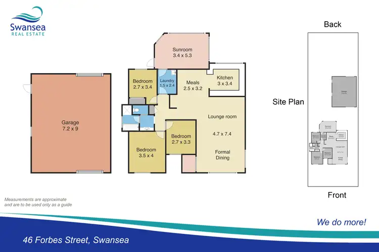 Floorplan of Homely house listing, 46 Forbes St, Swansea NSW 2281