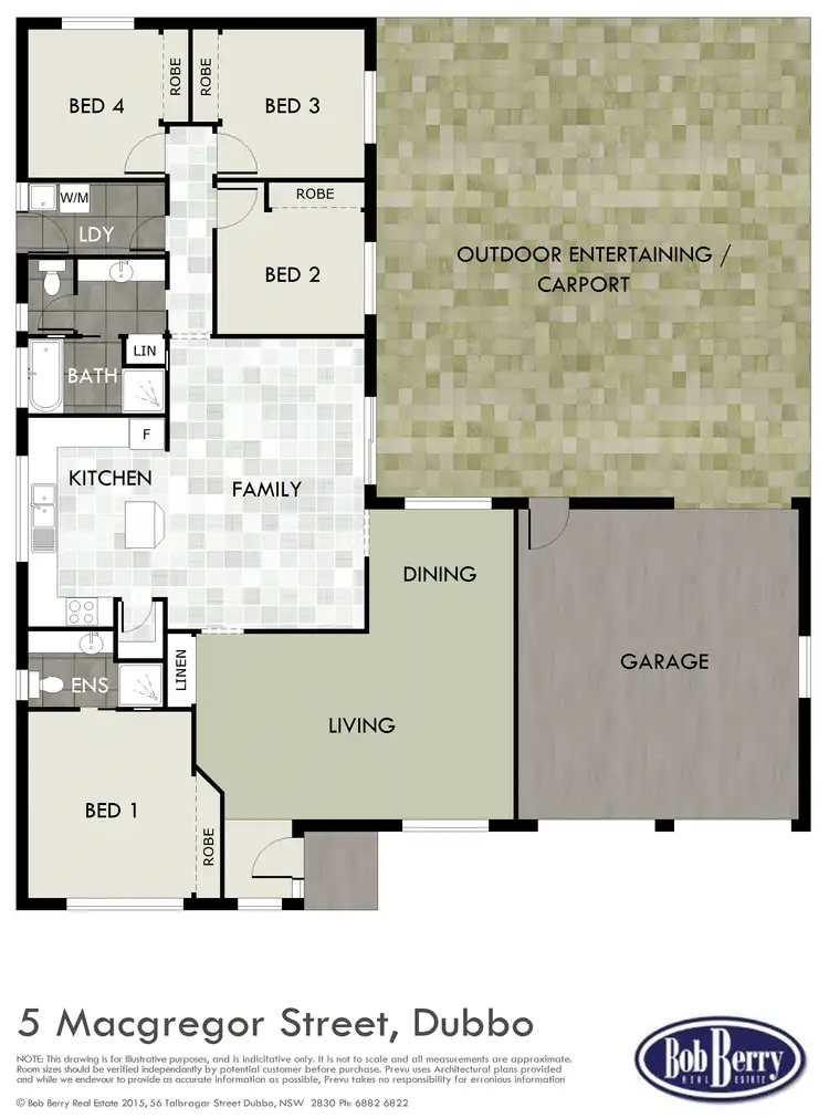 Floorplan of Homely house listing, 5 Macgregor  St, Dubbo NSW 2830