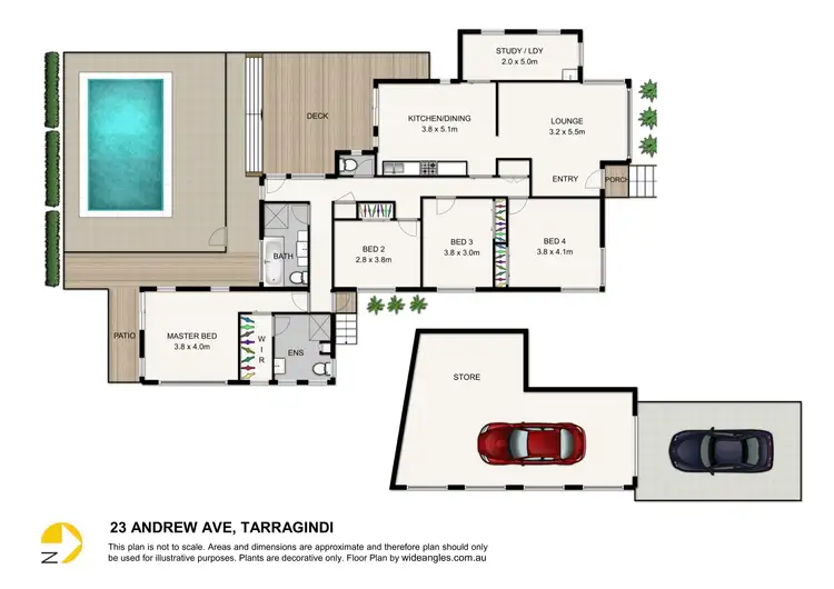 Floorplan of Homely house listing, 23 Andrew Ave, Tarragindi QLD 4121