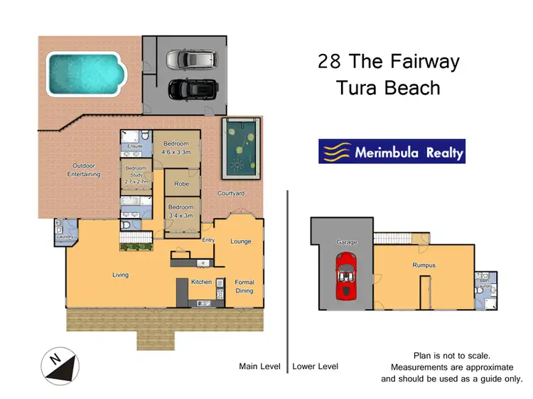 Floorplan of Homely house listing, 28 The Fairway -, Tura Beach NSW 2548